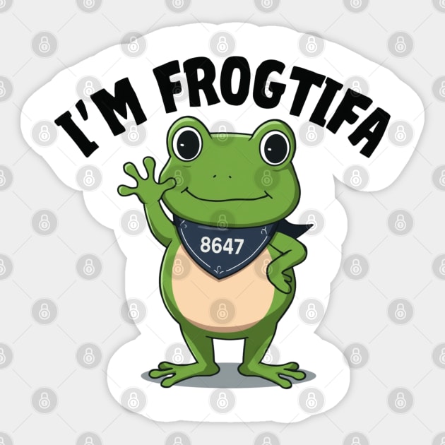 Portland-Frog Sticker by Creatifly Graphic Tees